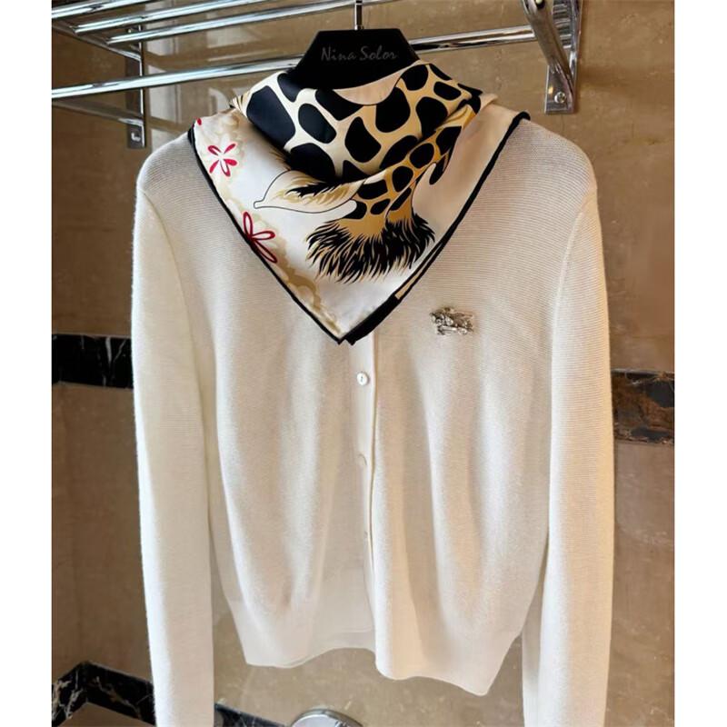 NINA SOLOR 16 Momme Twill Silk Scarf