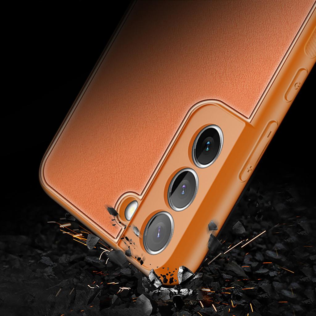 Dux Ducis Yolo Eco-Leather Samsung S22+ Case - Orange