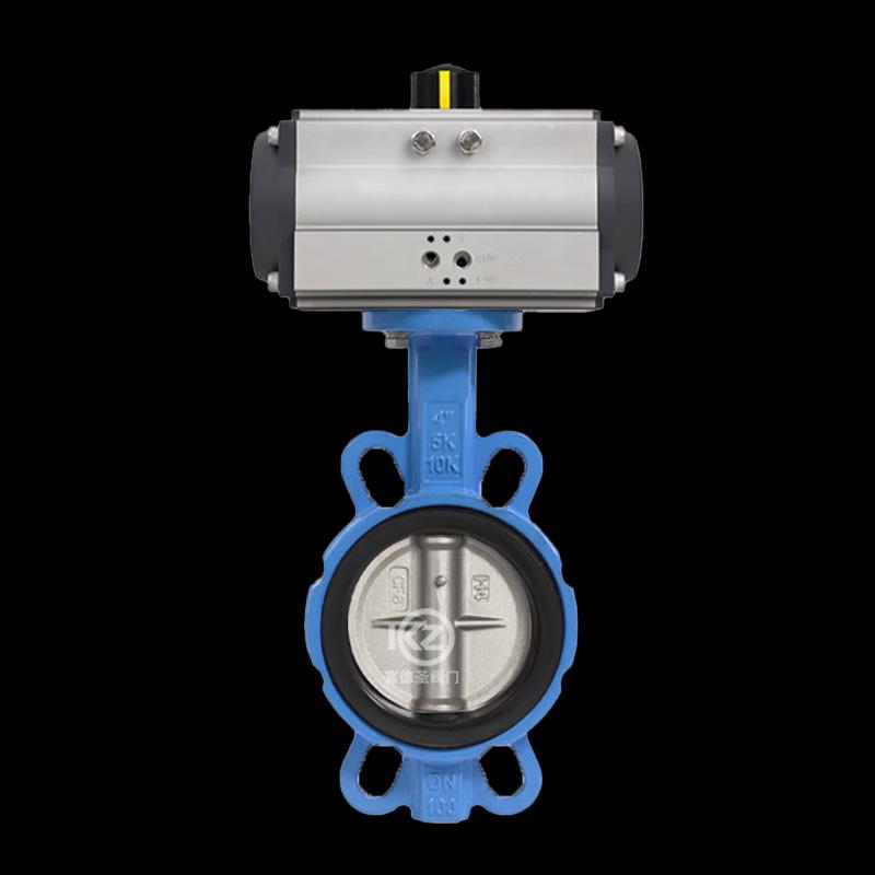 Fudesheng DN300 Double-Acting Pneumatic Actuated Valve CN plug (adapter included)