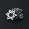 Star of David Pendant Necklace Stainless Steel Israel Jewish David's Star Necklace