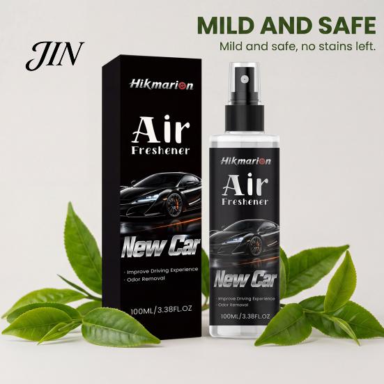 Car Air Freshener Spray, New Scent Odor Eliminator for Smoke Food Smell Pet, 100ml Fresh Fragrance Vehicle Interior, Portable Deodorizer Cleaner Road