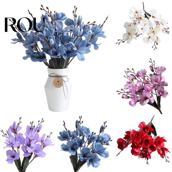 Faux Silk Flower 1 Bundle Artificial Gladiolus Landscaping Table Top Ornaments Immortal Living Room Simulation Plant for Garden