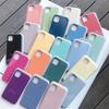 Luxury Silicone Case For iPhone 13 Mini 15 14 Pro MAX Cases For Apple iPhone 11 12 13 Mini Full Cover With Box