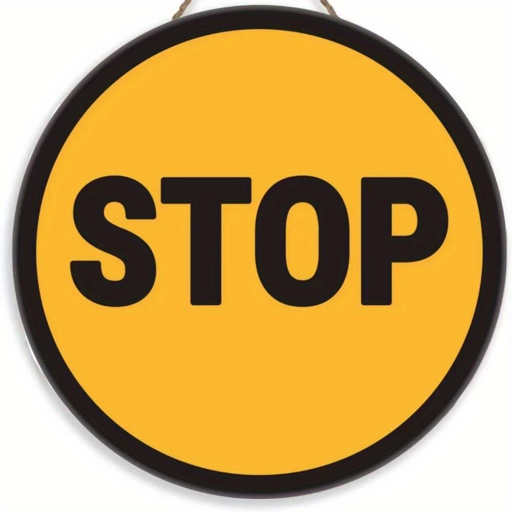 1 шт. 2d плоский круглый деревянный знак - 20 см Посторонним вход воспрещен Предупреждение Видеонаблюдение Настенный плакат Доска Двор Жесткий Знак Безопасности