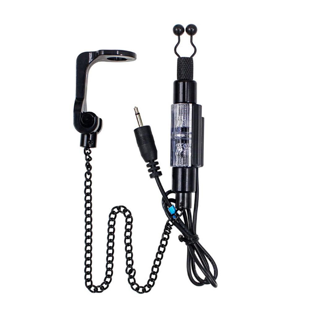 4pcs LED Indicators Fishing Illuminated Swingers Bite Alarm Indicator Lights with Carry Case for Carp Fishing