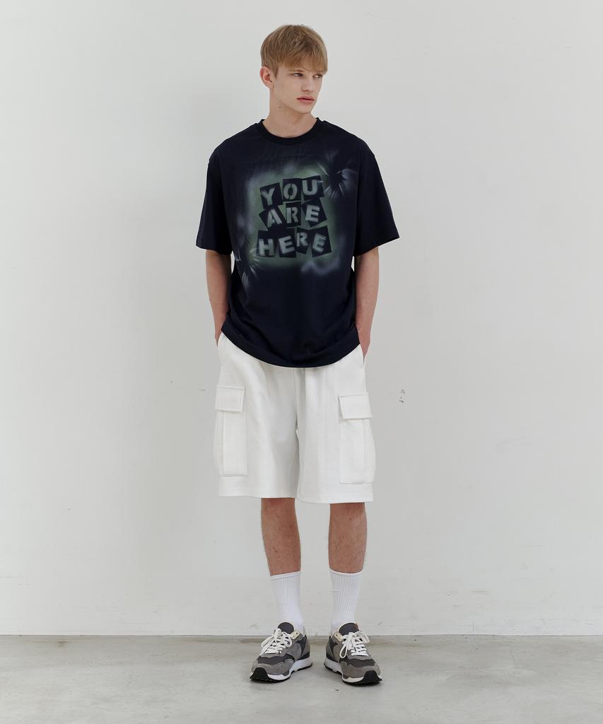 ENDOOR Bass Cargo Shorts (Off White)