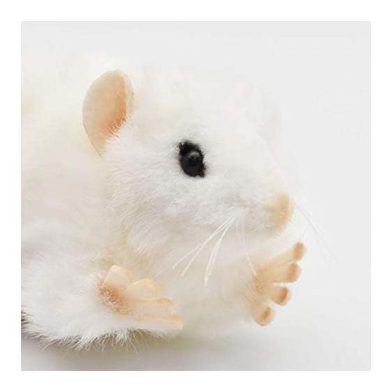 HANSA White Mouse No5576 12cm