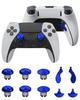 Металлические стики для PS5 Edge, металлические задние лепестки, триггерные кнопки, запасные аксессуары для аналогового контроллера PS5 DualSense, джойстик,