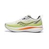 Tide Slip Resistant Abrasion Resistant Low Top Training Running Shoes Men's White Black Yellow Saucony S28195-11