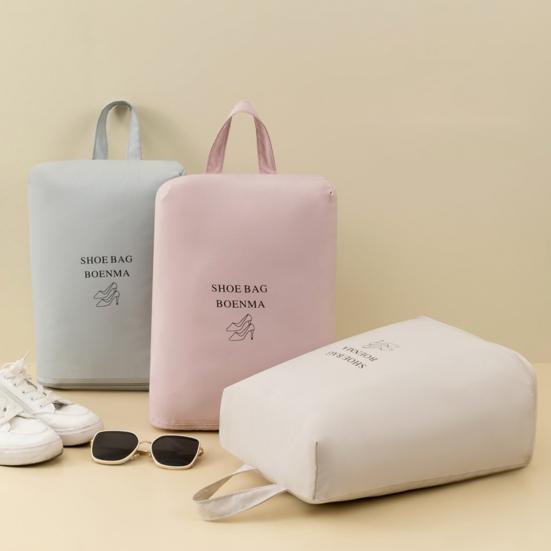 Сумка для хранения обуви с ручкой на молнии, моющаяся, пыленепроницаемая, водонепроницаемая, портативная дорожная сумка большой емкости для организации обуви