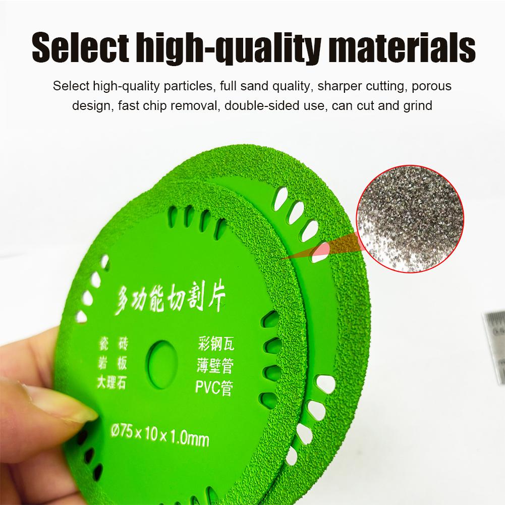 75 мм диски для резки стекла 3 дюйма 10 мм алмазные лезвия для шлифования мрамора и кристаллов шлифовальные Ja P4X2