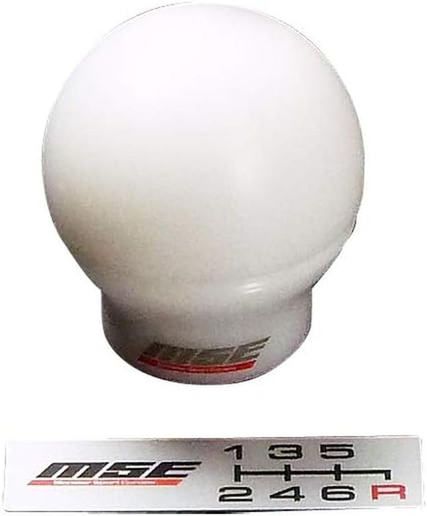 MONSTER SPORT Monster Shift Knob C Type M12 x P1.25 Spherical White Diameter =