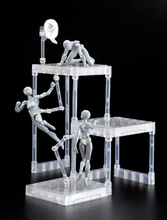 Набор расширения 01 Прозрачная подставка для слоев distage ver. (ABS Общего назначения)