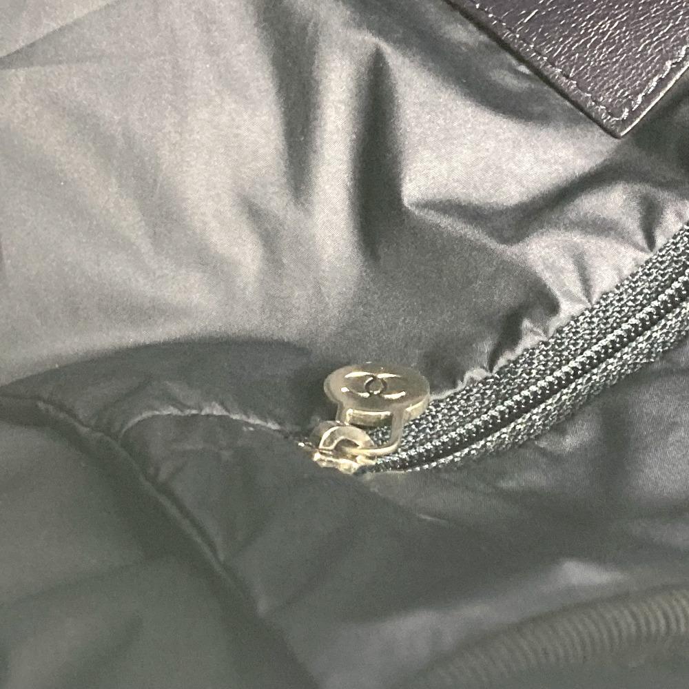 CHANEL fringe CocoNeige CC Coco Logo Crossbody Shoulder Bag Nylon White