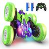 DEERC Radio Controlled Car for Stunt 360 Degree RC Car Comes with 2 Runs for 40 Wireless Remote Control Elementary School Junior High School Domestic