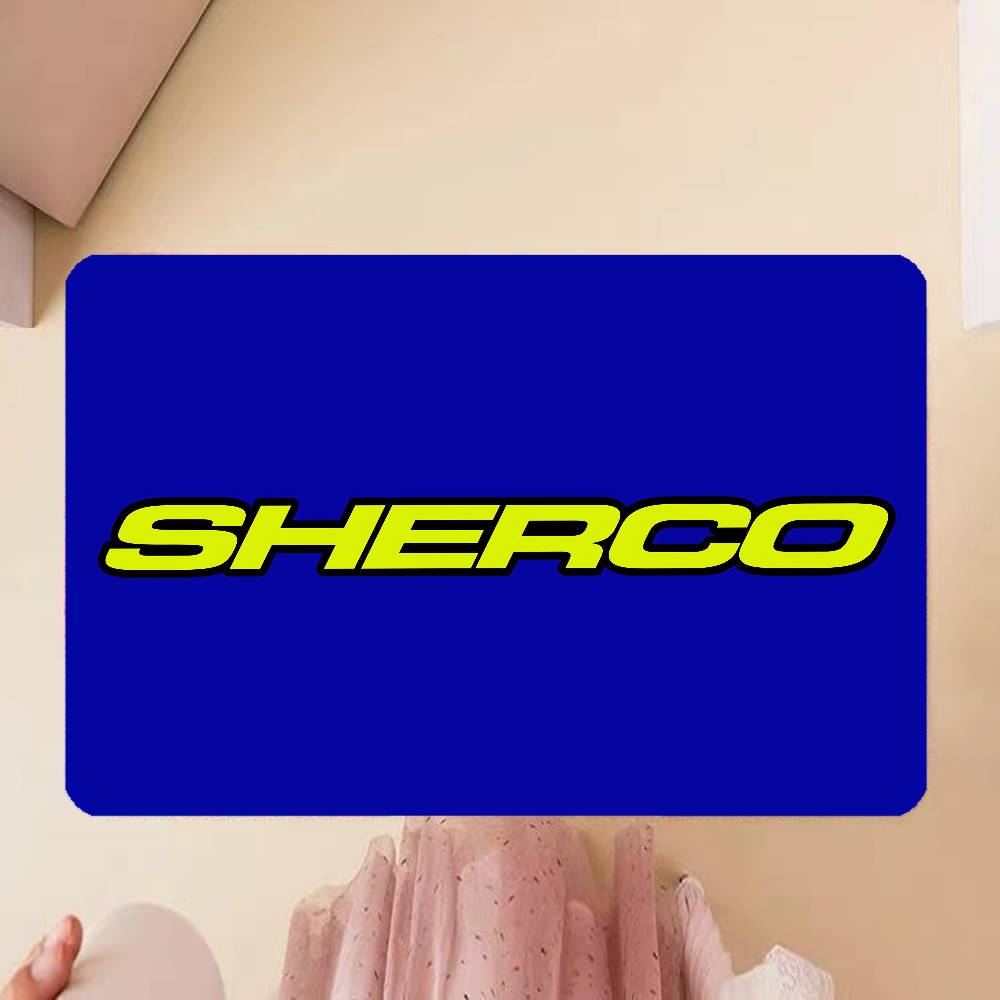 S-Sherco LOGO Kitchen Mat Cheaper Anti-slip Modern Living Room Balcony Printed Modern Home Decor
