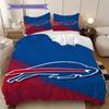 Buffalo Bills Team Spirit Three-piece set(1 * duvet cover + 2 * pillowcase, without core)Bedding set Soft and comfortable Duvet cover and pillowcase