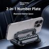Car Phone Mount Universal Dashboard 360 Degree Rotation Phone Stand Mobile Phone Holder With Number Plate Car Accessories