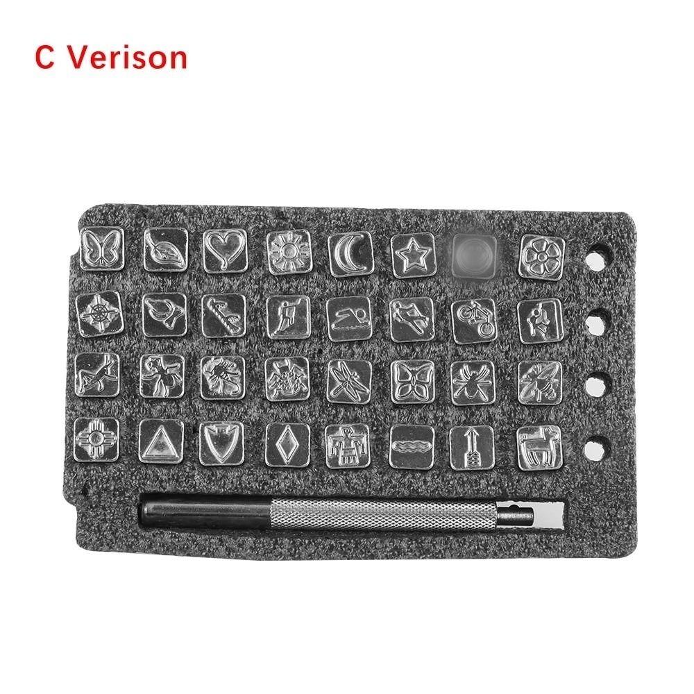 DIY Leather Stamping Tool 26 Capital Letter Stamp Punch Set Punch Set Leather Crafting Tool