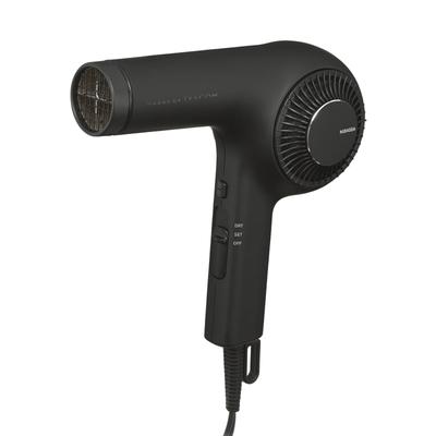 Фен TESCOM Nobby by TESCOM, Ионная защита, Легкий, Компактный, 1,7 м, Легкоотсоединяемая вилка, Черный, NIB400A-K/E