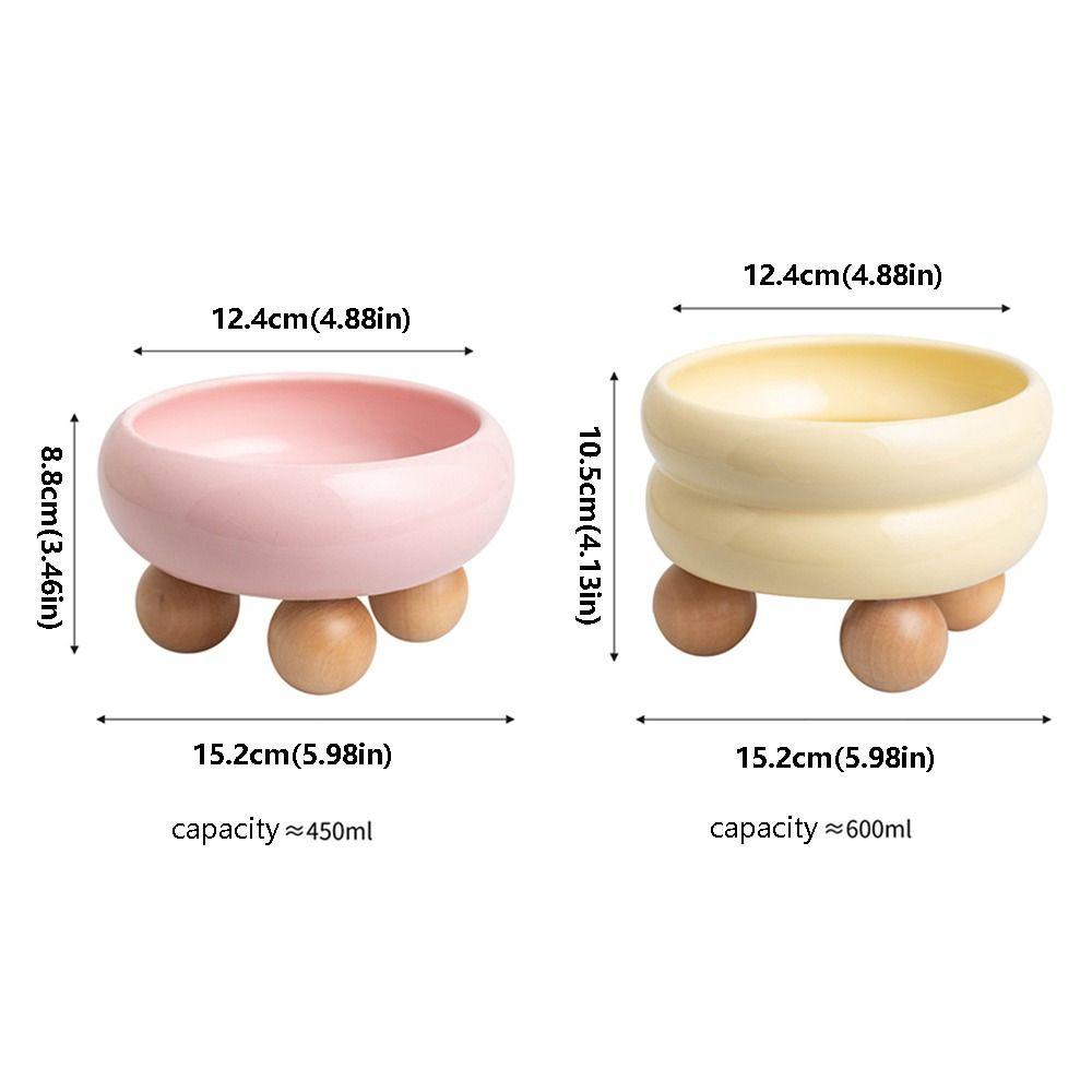 Милая миска для еды и воды для кошек Новейший дизайн Приподнятая миска для питомца Приподнятая круглая миска для котенка Собака