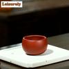 2 шт./лот китайская фиолетовая глиняная чашка для чая Dahongpao, ручная работа, маленькая переносная чаша для чая Puer, кружка для чая Zisha, мастер-чашки 75 мл