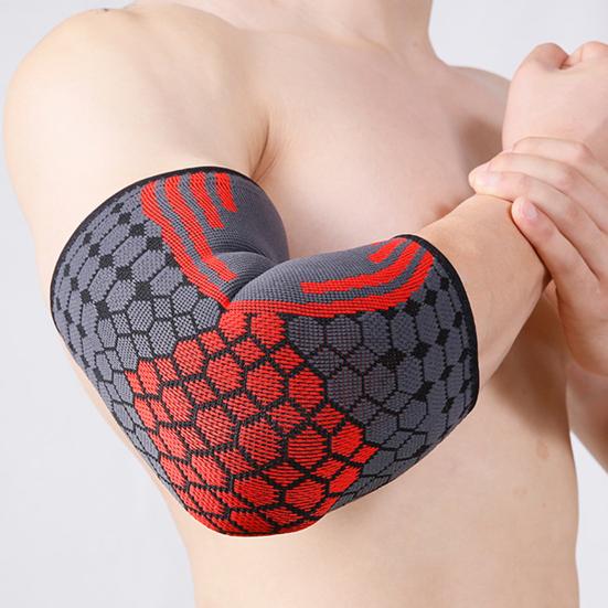 1 шт. Налокотник Вязаный Компрессионный Дышащий Амортизирующий Высокоэластичный Защита Локтя Тонкий