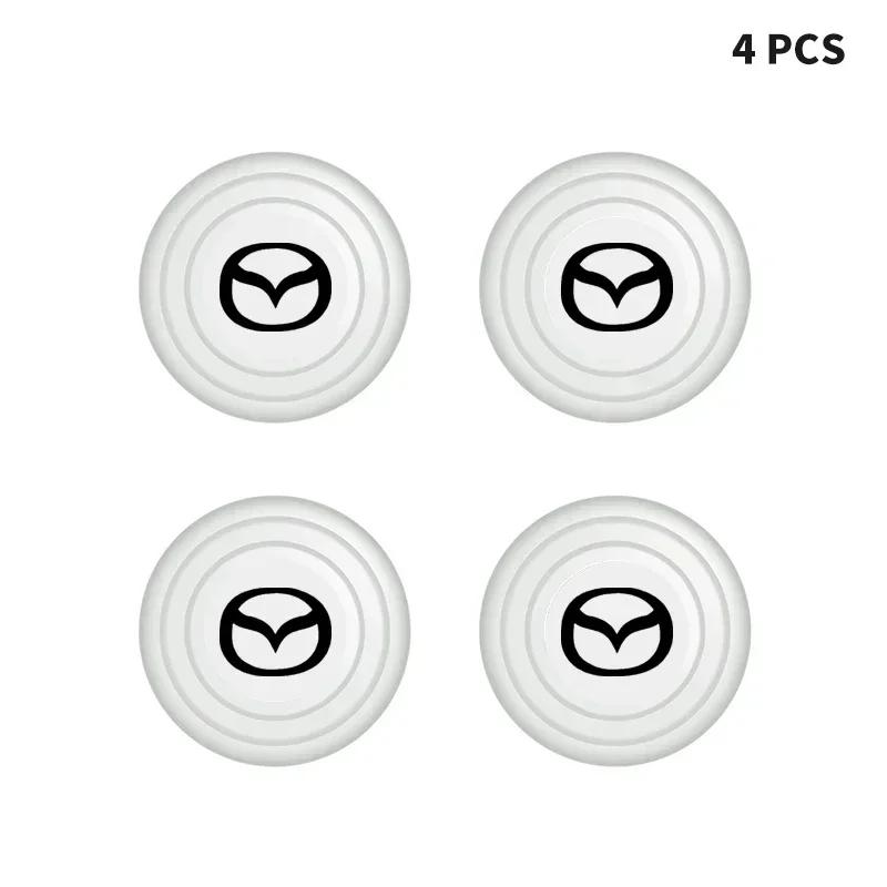 4Pcs Car Door Bumper Protector Luminous Shock Absorbing Gaskets For Mazda 3 6 CX MX5 CX30 RX8 Miata Atenza Axela Car Stickers