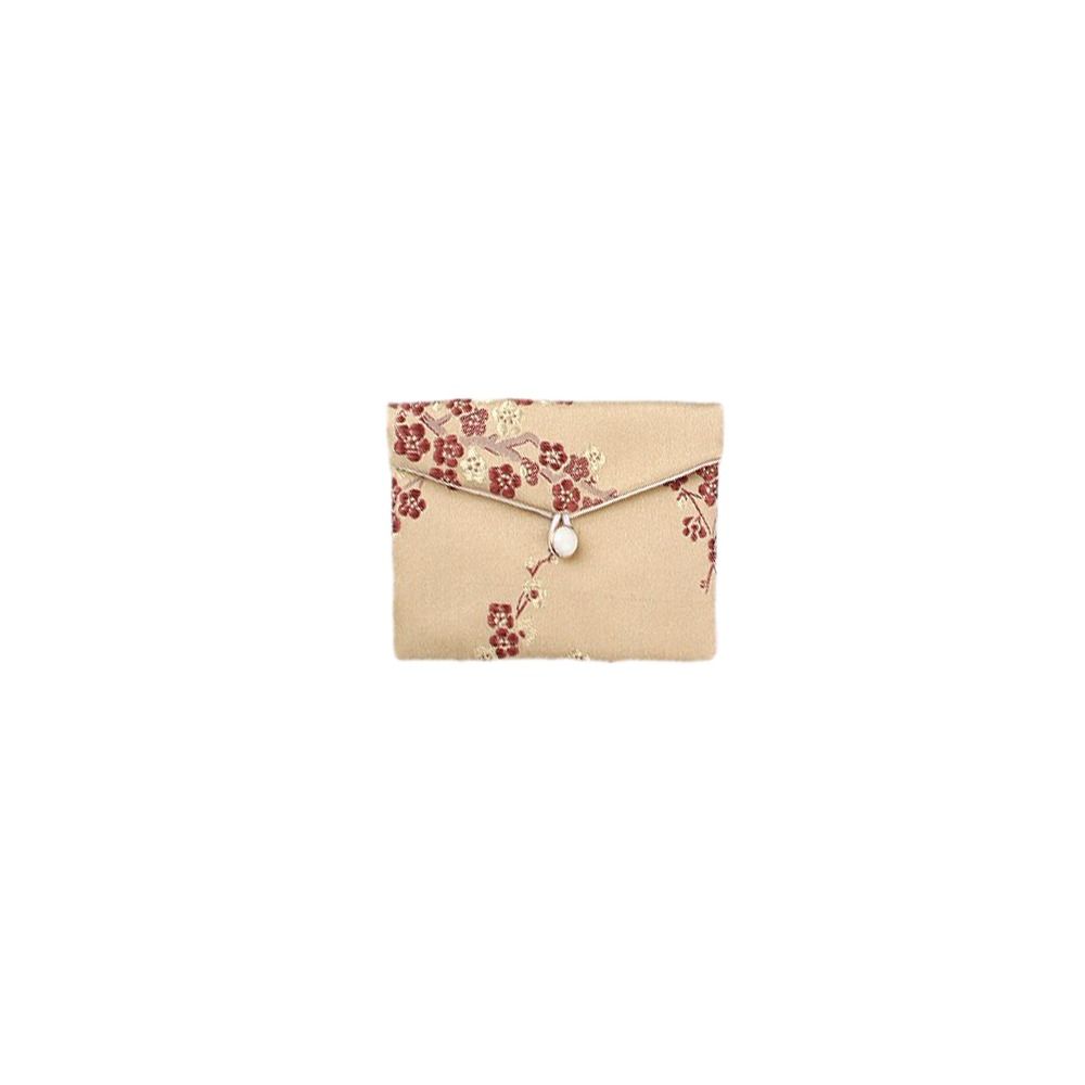 Embroidered Jewelery Bag Buckle Coin Purse Gift Jewelery Storage Bag Girl