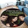 The Vampire Round Area Rug,Carpet Rug for Living Room Bedroom Sofa Playroom Decor,Non-slip Floor Mat