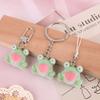 1Pcs Fuzzy Cute Love Frog Diy Mobile Phone Chain Bag Pendant Earrings Car Pendant