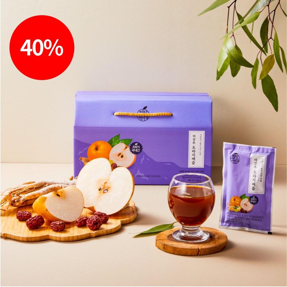 Pyeongchang Nature Daom The Balloon Flower & Pear Juice 100% Domestic Pear & Balloon Flower Deodeok Jujube Ginger Pear & Balloon | 100ml
