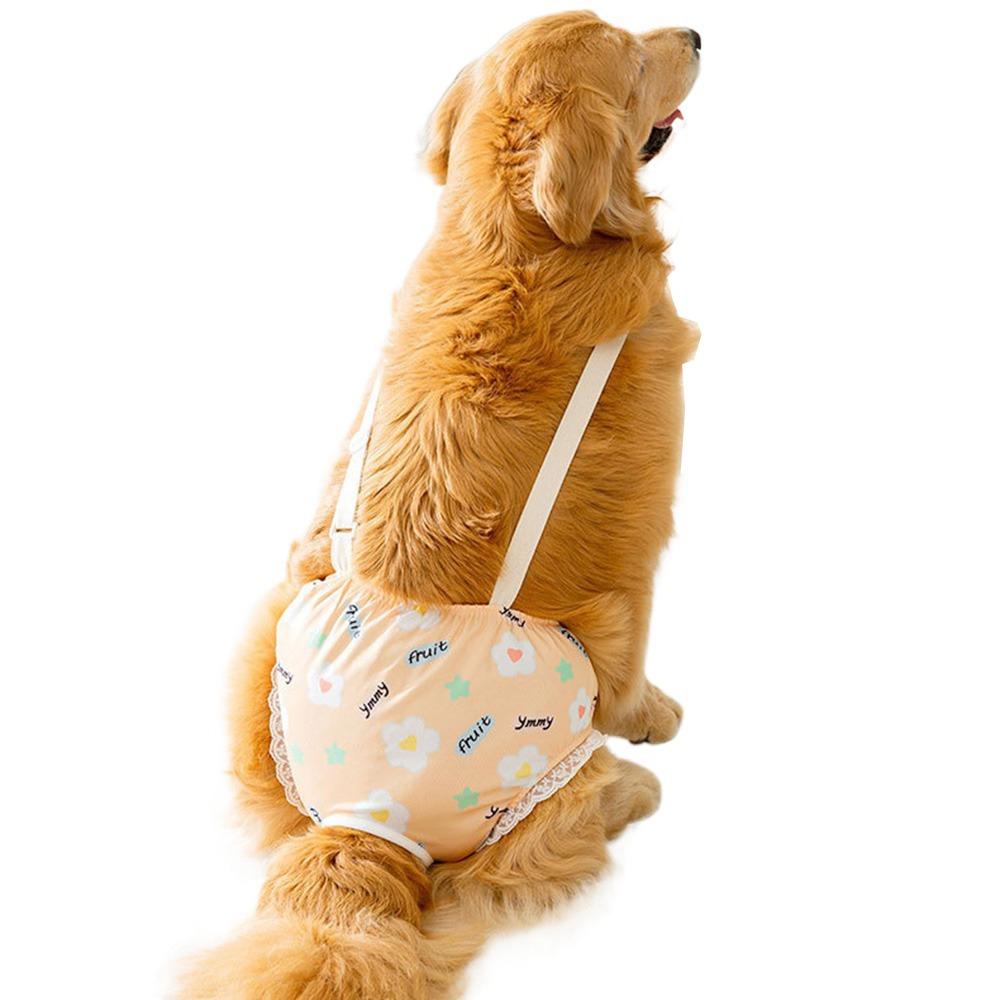 С бретельками Женские гигиенические трусы для домашних животных Дышащие Подгузники для безопасности крупных собак Аксессуары для собак