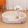 Soft Spring Autumn Dog Bed for Small Dog House Sofa Cat Bed Breathable Flower Pet Bed Dog Accessories