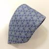 Used HERMES Blue All Over Pattern 5450 Tie