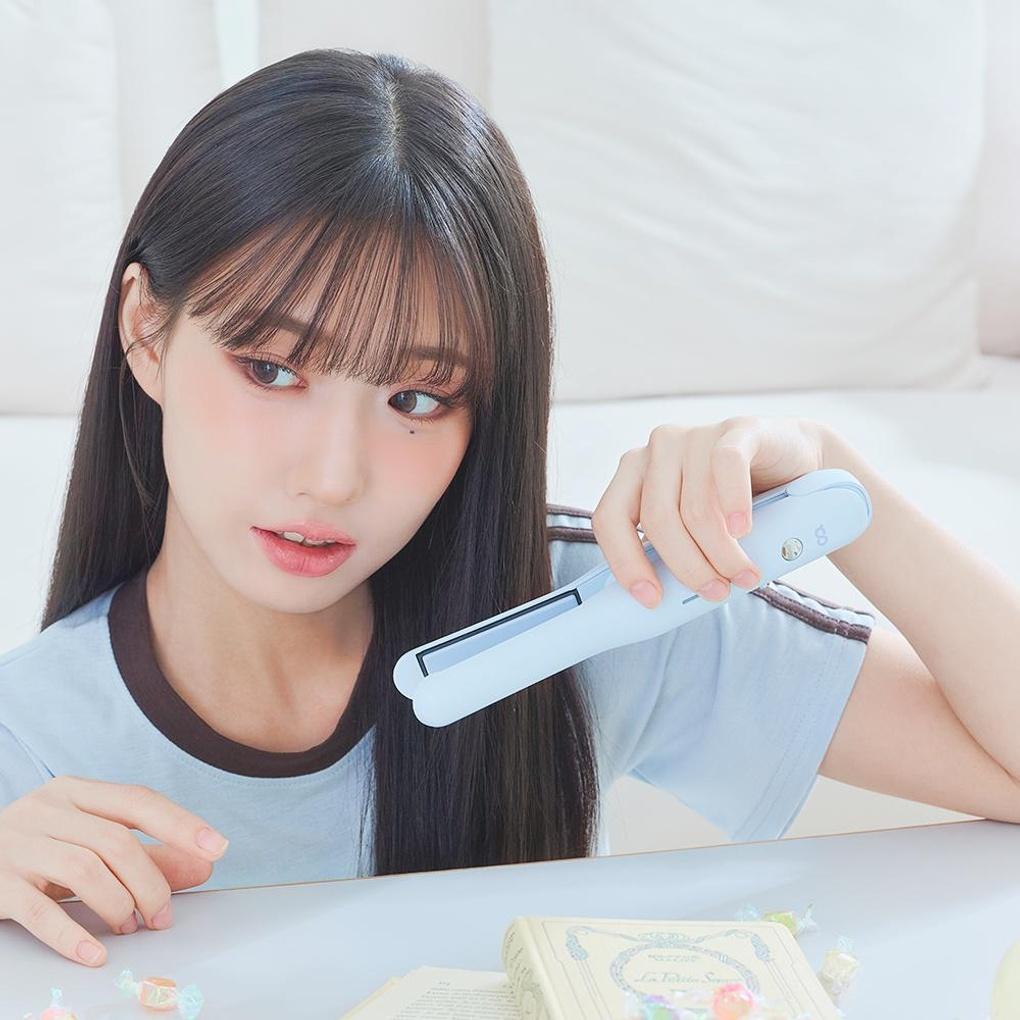 Oha Беспроводной Годеги Мини Портативная Пластина для Прикорневого Объема Древняя Плойка для Волос Магическая Машинка для Волос на Лбу