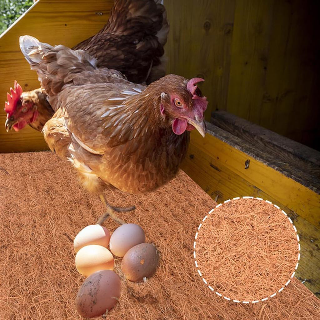 6pcs/10pcs Cutable Chicken Nesting Pads for Laying Eggs Nesting Pads for Chicken Coops Nesting Liners Easily To Clean