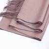 Women'S Thick Warm Solid Color Scarf Autumn And Winter New Style Cashmere Scarf Versatile Wool Scarf