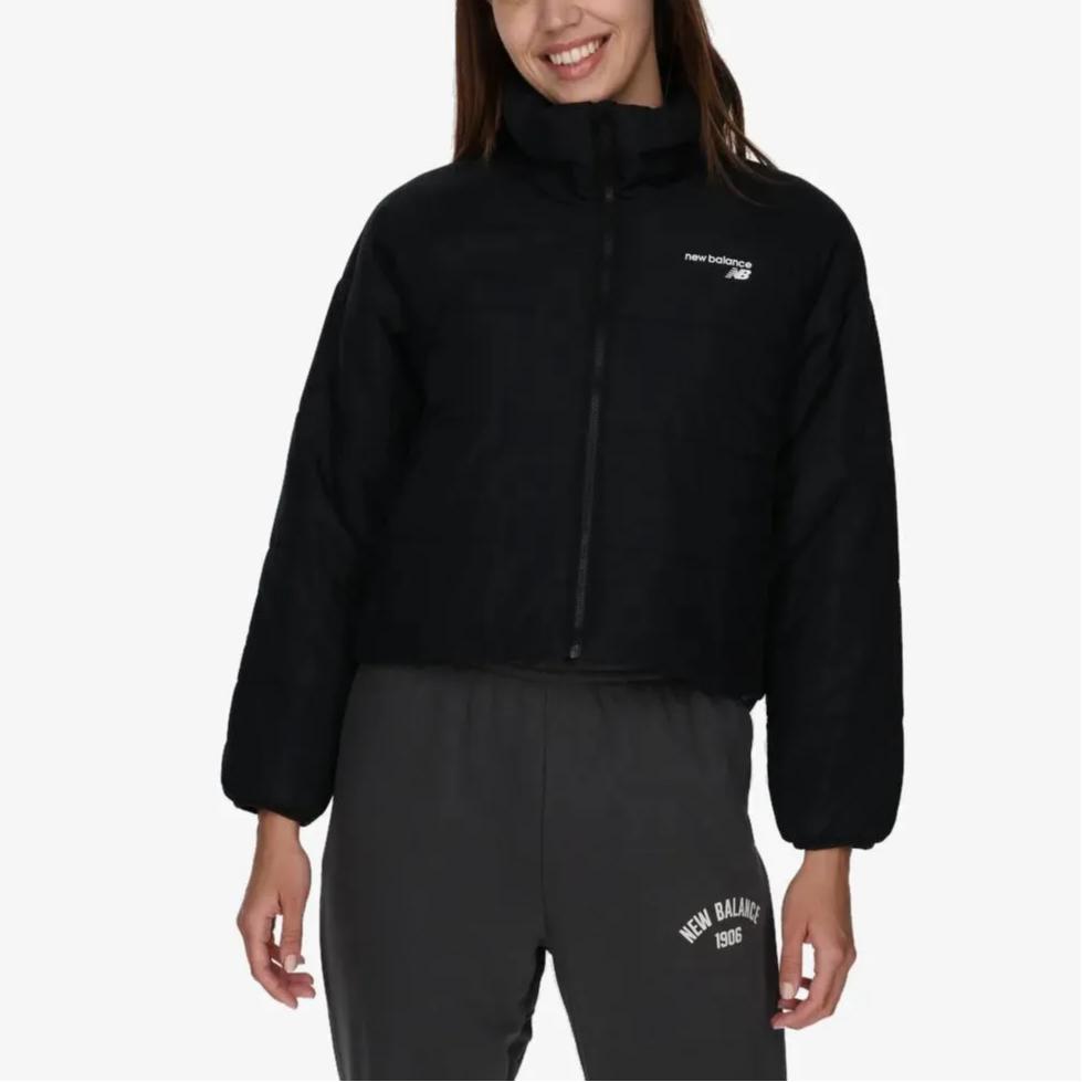 Women's Jacket New Balance Puffer Jacket Women's Black