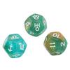 3PCS Astrological Dice Set 12 Sides Glitter Rune Dice Easy To Read for Table Board Game Toys Type 4