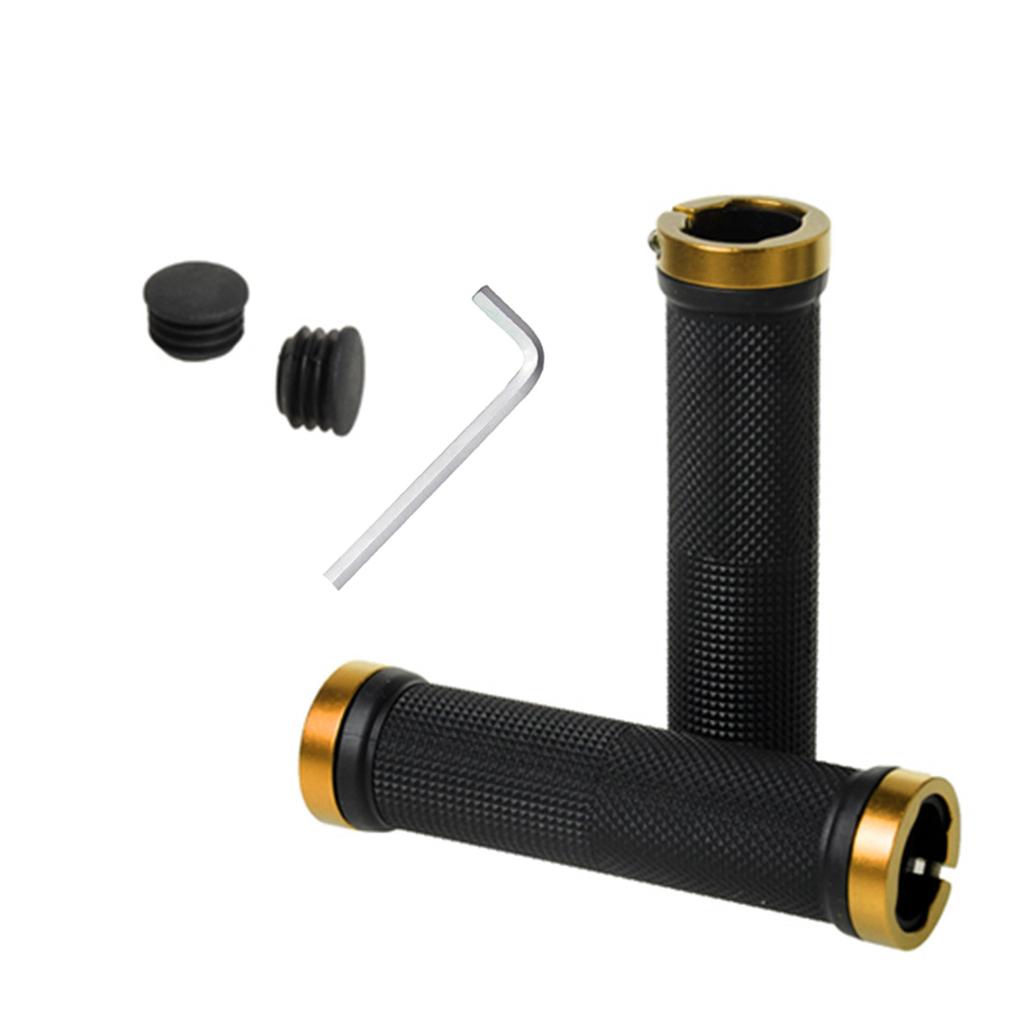 2 шт. Велосипедные ручки, мягкие резиновые чехлы, чехлы для ручек велосипеда, противоскользящие велосипедные ручки с заглушкой