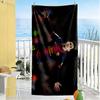 Messi's Goal Beach Towel Super Soft & Absorbent Comfortable Lightweight Perfect for Traveling Yoga Camping and Swimming
