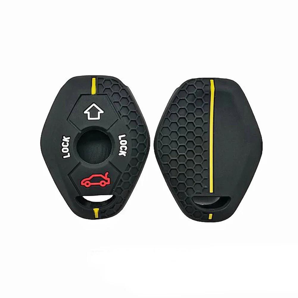 Силиконовый чехол для ключа-пульта для BMW E46 E60 X5 E53 E63 E39 E38 X3 F83 Z3 Z4 M5 3 5 7 серии 330i 325i Чехол для ключа Автоаксессуары