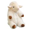 Kawaii Fluffy Sheep Plush Doll 1Pcs 20cm Removable Cute Black White Lamb Stuffed Toy for Toddlers Playtime Gift Home Ornament