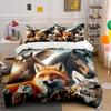 Wild Animals and Horses Design Bedding Duvet Cover Set Duvet Cover Pillowcases (1 * Duvet Cover 2 * Pillowcases, without duvet insert)