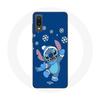 Case for Samsung Galaxy A02 Stitch Snow Christmas Blue