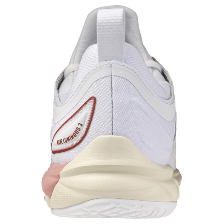 Mizuno Волна Светящиеся 3 Дышащие Волейбольные Туфли Женские Белые V1GC242073