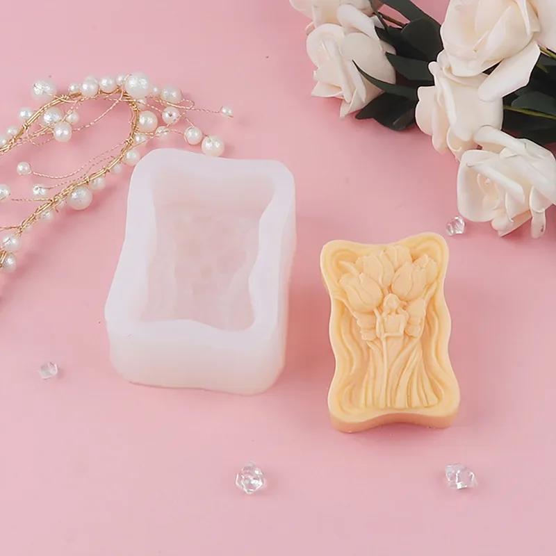DIY  Angel Mermaid Multi-style Printed Soap Molds Flowers Peacock Butterfly Girl Silicone Mold Aromatherapy Soap Handmade Gifts