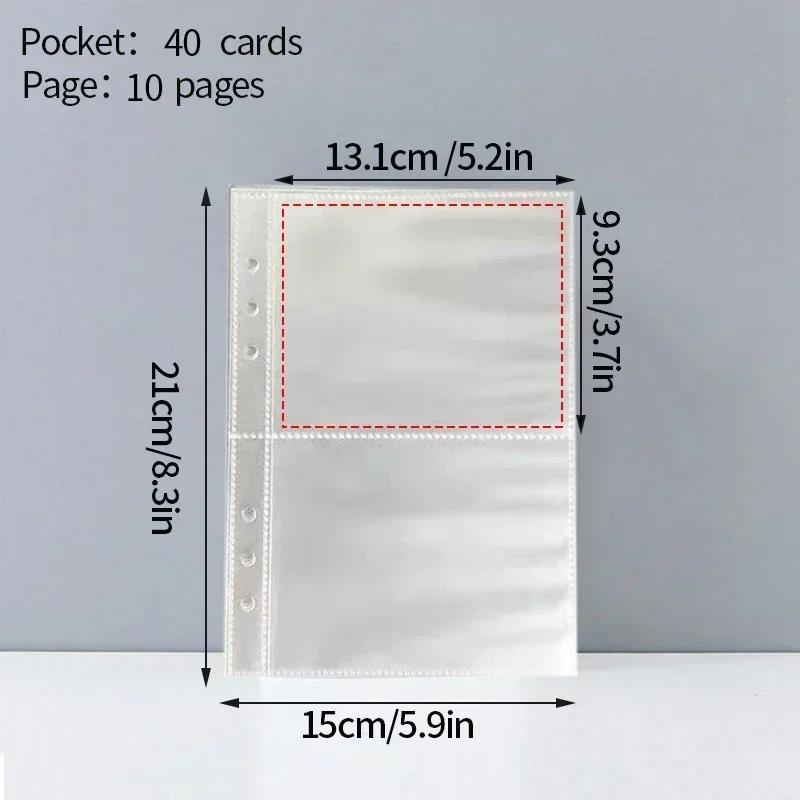 A5 Photocard Binder Cover Kpop Photo Album Simple Card Binder Collect Book Loose-leaf Photocard Album Kpop Card Binder