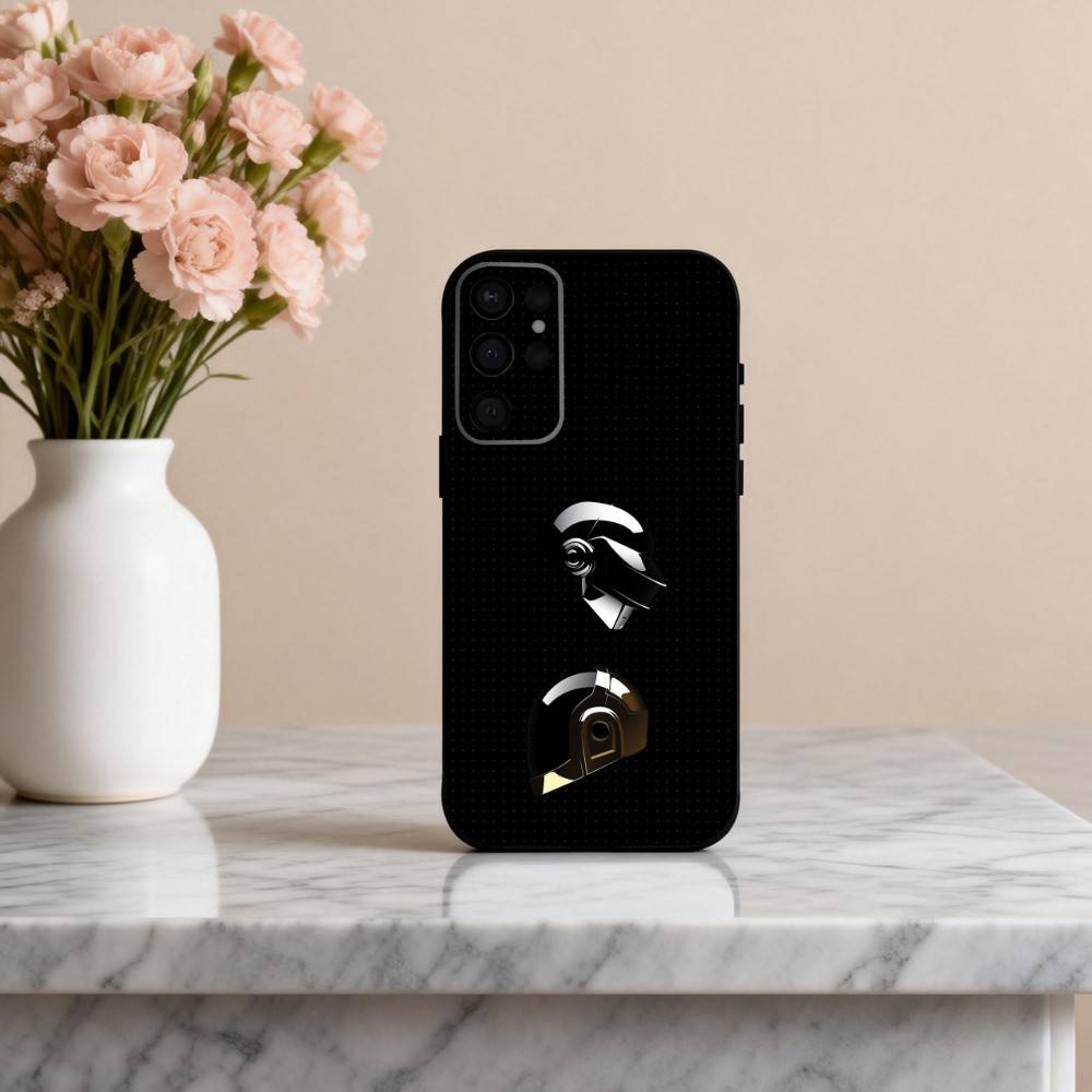 Чехол для телефона D-Daft-T P-Punk-K для Samsung S25,24,23,22,30,21,10,9,Ultra,Plus,Lite,FE,4,5 G Мягкий черный чехол